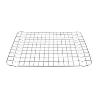 Gratar din Otel Inoxidabil Universal pentru Tava Copt, 33 x 22 cm, Perfect Home