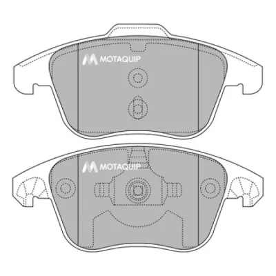 Set placute frana, frana disc MOTAQUIP LVXL1373