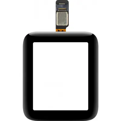 Touchscreen Forward Shield OCA pentru Apple Watch Series 3 38mm / Watch Series 2 38mm, Negru
