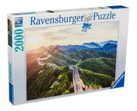 Puzzle Ravensburger din 2000 de piese - Zidul Chinezesc în lumina soarelui