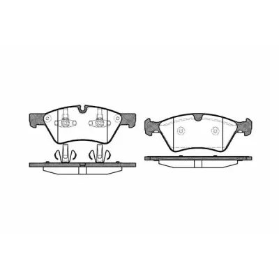 Set placute frana, frana disc REMSA 1179.00