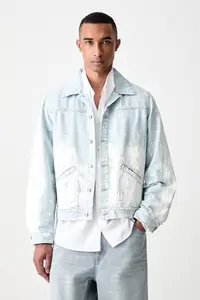 MM6 Maison Margiela geacă de blugi pentru bărbați din denim