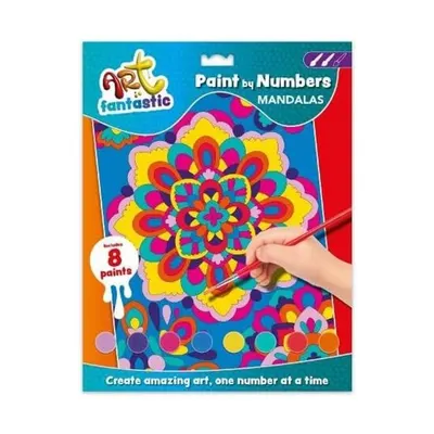Art Fantastic Paint-By-Numbers Kit: Mandalas