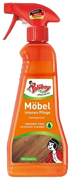 Spray pentru mobilă Poliboy - Intensiv, pentru lemn, 375 ml