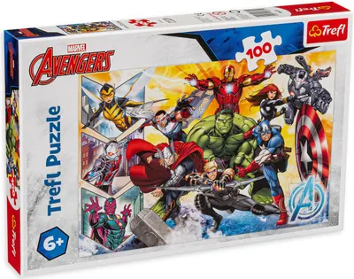 Puzzle Trefl din 100 de piese - Răzbunătorii