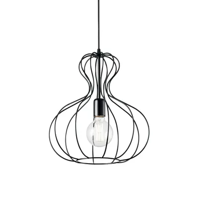 Corp de iluminat suspendat, lustra AMPOLLA-1 SP1 NERO