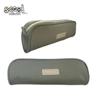 Penar tip etui, urban, 1 fermoar, green, 21.5x5.5x7.5 cm, S-COOL