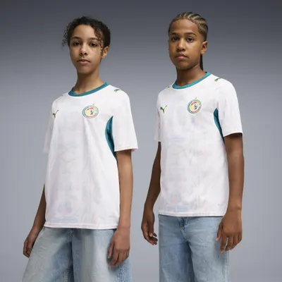 Tricou fotbal copii emblemă panouri laterale 2026 Heimtrikot, alb PUMA