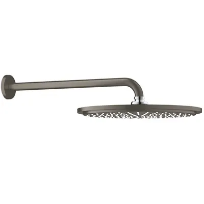 Dus fix Grohe Rainshower Cosmopolitan 26066AL0 310, 1/2 inch, montare pe perete, 310 mm, 1 pulverizare, anti-calcar, mat, hard graphite
