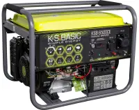 Generator de curent 5.5 kW, pornire electrica, benzina BASIC LINE - Konner & Sohnen - KSB-6500CE