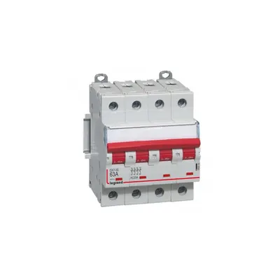 Separator modular DX-IS - visible load break - 4P 400 V~ - 63 A