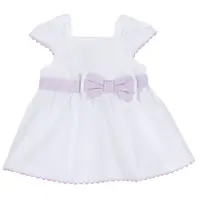 Rochie copii Chicco, alb cu roz, 00143-64MFCO