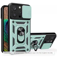 Husa pentru Xiaomi Redmi 15C 5G / 15C 4G, Techsuit, CamShield, Verde