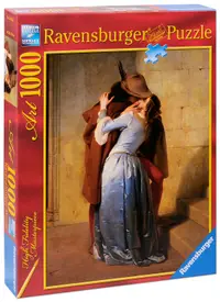 Puzzle Ravensburger de 1000 piese - Sarutul, Francesco Ayets