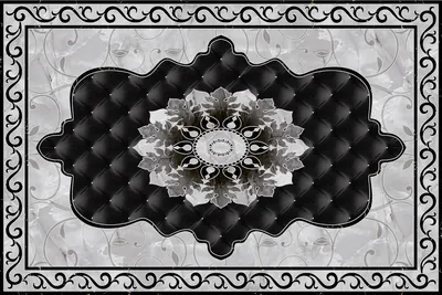 Gresie decorativa / covor ceramic Baroque Nadir 1218632-1A 120X180 (6 placi 60X60) lucioasa