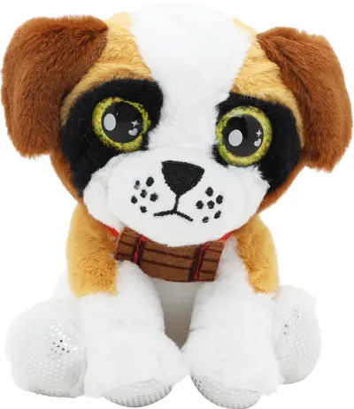 Jucărie interactivă de pluș CuteKins Woof Runts - San Bernardo, 13 cm