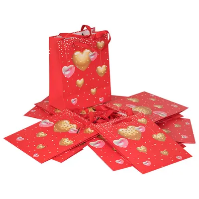 Pungi cartonate cadou 12 ps; 15cm x 14cm x 5.5cm. . engros