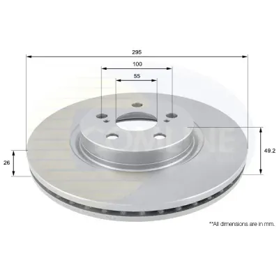 Disc frana COMLINE ADC01110V