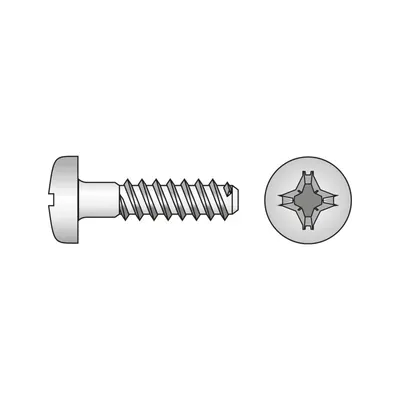 Surub Cap Bombat pentru Termoplaste Inox A2-3.5 X 12
