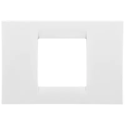 Rama ornament 2 module Gewiss System Virna GW22102, alb