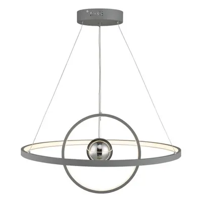 Lampa suspendata Mercury Pendant Horizontal 2 Sphere Grey LED