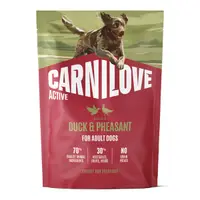 Carnilove Active Dog Dry Duck & Pheasant Adult All Breeds 1,5 kg
