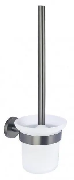 Perie de toaletă Inter Ceramic - Lusso, за стена, Gun Grey