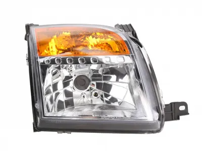 Far Dreapta (H4, electric, cu motor, culoare interior: cromat, culoare semnalizator: galben) potrivit FORD FUSION; FORD USA FUSION