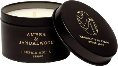 Lumânare parfumată Cereria Molla - Amber & Sandalwood, 90 g