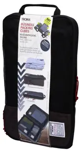 Set organizatoare pentru bagaje Troika - Business Packing Cubes, 3 bucăți