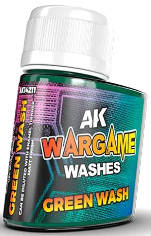 Chiuvetă emailată AK Interactive - Green Wash (AK14211) (35ml)
