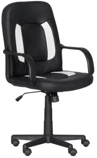 Scaun de gaming Carmen - 6516, negru/alb
