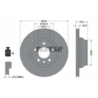 Disc frana TEXTAR 92121903