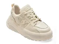 Pantofi sport GRYXX albi, 11028, din piele naturala