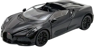 Mașinuță metalică Re-El Toys - Bugatti Mistral W16 2023, 1:43, negru