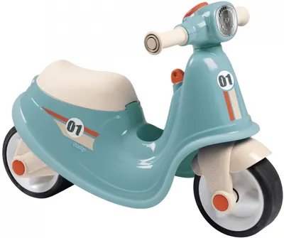 Bicicletă de echilibru Smoby - Scuter, albastru