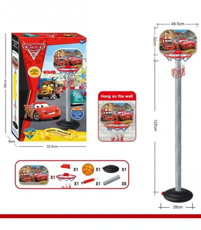 Cos de baschet pentru copii Disney Cars