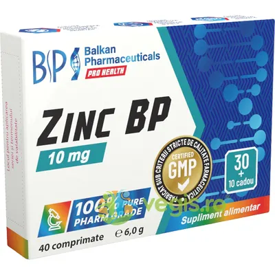 Zinc BP 10mg 40cpr