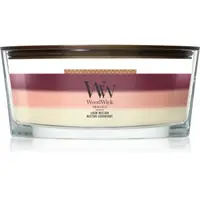 Woodwick Trilogy Lush Nectar lumânare parfumată cu fitil din lemn