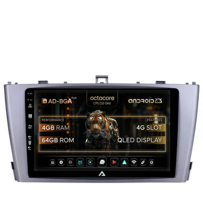 Navigatie Toyota Avensis (2008-2015), Android, A-Octacore 4GB RAM + 64GB ROM, 9 Inch - AD-BGA9004+AD-BGRKIT093-S