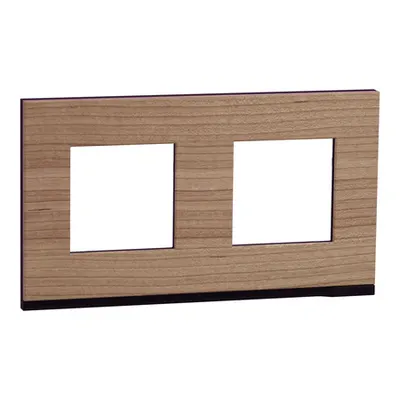 Placa ornament, Unica Pure, doua module, oak