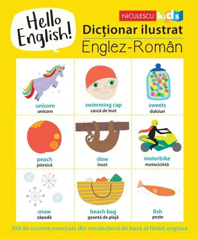 Hello English! Dicționar ilustrat - Paperback - Sam Hutchinson