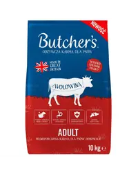 Hrană câini adulți vită 10 kg Butcher’s Adult