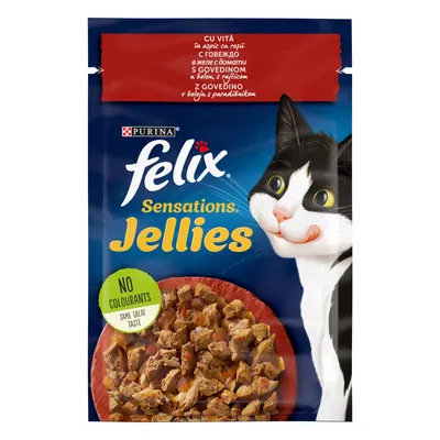 Felix Sensations Plic Vita si Rosii in Aspic 85 g