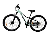 Bicicleta MTB Storm Shark Lady 1.0, 27.5 Inch, Cadru 13, 2D Frane pe Disc, Turcoaz Negru - Copie