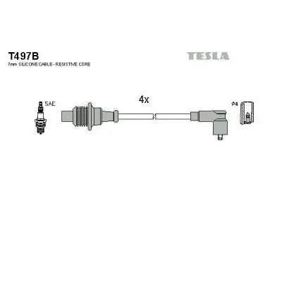 Set cablaj aprindere TESLA T497B