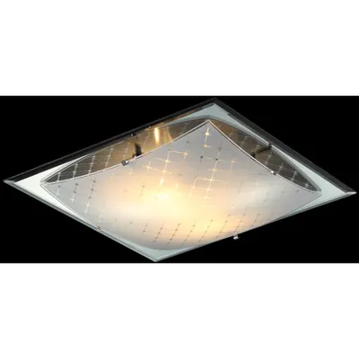 Plafoniera Geometry Diada,3 x E27,L.400,cm,H.90 cm,Crom
