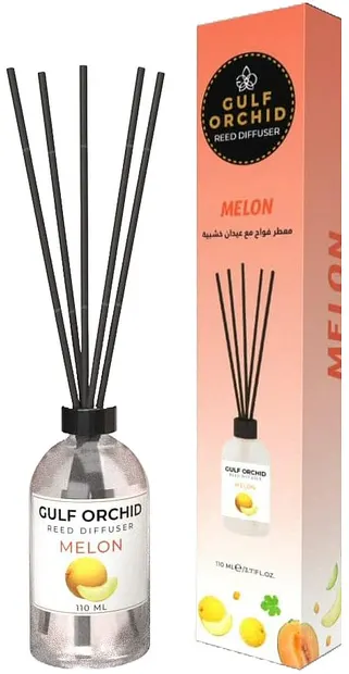Odorizant cu bețișoare Gulf Orchid - Melon, 110 ml