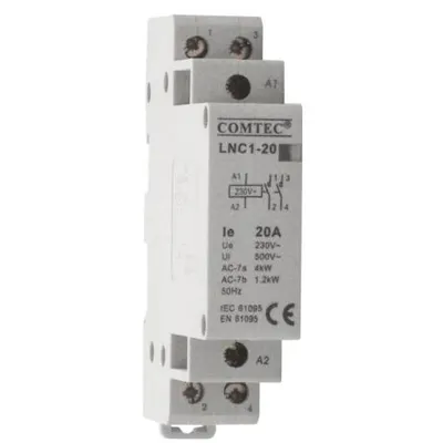 Contactor pe sina DIN 3P/20A 3NO LNC1-20 Comtec MF0003-00764