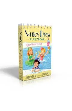 Nancy Drew Clue Book Mystery Mayhem Collection Books 1-4: Pool Party Puzzler; Last Lemonade Standing; A Star Witness; Big Top Flop